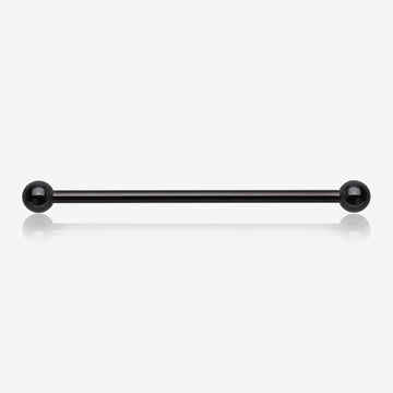 Implant Grade Titanium Blackline Internally Threaded Basic Industrial Barbell